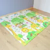 Spela Mats 200x180cm vikbar tecknad Baby Xpe Puzzle Children Climbing Pad Kids Rug Games Room Toys 230325