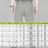 Męskie spodnie Męskie spodnie Casual Cargo Spodnie Military Tactic Army Spodnie Mężczyzna Wodoodporne Wodoodporne Multi-Pockets Rozmiar S-5xl Plus W0325