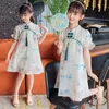 Mädchen Kleider Mädchen Blumenstickerei Mädchen Sommer Kinder Chinesischen Stil Für Kinder Teenager Kleidung