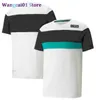 T-shirts masculinos F1 F1 Formula 1 Terno de corrida curto seve uniforme