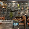 Bakgrundsbilder 3D -simulering Brick Bakgrund Retro Personlighet Stone Bar Cafe KTV Industrial WALLPAPE