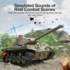 ElectricRC CAR Q85 Tank Model 24G Дистанционное управление Программируемые скаулерные звуковые эффекты военные 130 игрушки для мальчиков 230325