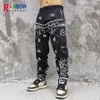 Pantalons pour hommes Rainbowtouches Pantalons Hommes High Street Hip Hop Bandana Paisley All Over Print Multi Tooling Pocket Slim Casual Tendance Confortable 230325