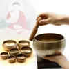 Ciotole da 8 cm Ciotola sonora del Buddha Nepal fatta a mano Yoga Meditazione Canto Carillon in ottone Artigianato Musicoterapia Canto tibetano
