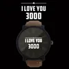 Polshorloges man en vrouw Watch I love you 3000 quartz eenvoudige lederen riem horloges heren 2023 heren polshorloge klok erkek kol saati