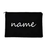 Cosmetic Bags Cases Personalized Makeup Bag Bridesmaid Maid of Honor Holiday Wedding Bachelorette Party Gifts Canvas Customized Name Cosmetic Case 230324