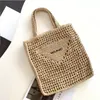 Designer Storage Bags Shoulder Fashion Beach Bags Classic Ladies Summer Braided Bags Tote Bags Women Handbags Large Letters