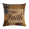 Pillow Retro Faith Love Mother Cover Home Decoration 45 Cm Microfiber Soft And Comfortable Case T11