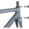 Telaio per bici da ghiaia T700 interamente in fibra di carbonio GR029 Movimento centrale BSA Vernice personalizzata Dimensioni 49/52/54/56/58 cm