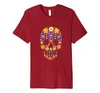 Men's T Shirts Halloween Costume Skull T-Shirt Arrivals Summer Cool Men Tee 2023 Breathable All Cotton Short Sleeve Shirt