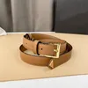 Womens Designer Belt Luxury Leather Waist Band Width 2.5cm Triangle Design High Quality Belts Men Waistband