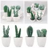 Decoratieve bloemen Home Decoratie Floral Arrangement Lifely Plant Pot Simulation Suculaties Decor Artificial Cactus Bonsai