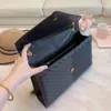 Tasarımcı Çantalar Kadın Çapraz Bag Kart Tutucu Zarf Omuz Çantası Deri Moda Metal 2 Boyut 31*21cm