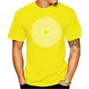 メンズTシャツ2023レジャーファッションコットンOネックTシャツ3番目の神秘的な迷路催眠術