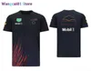 Heren T-shirts F1 team race-T-shirt polyester sneldrogend korte broek dezelfde stal kan worden aangepast 0325H23