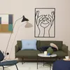 Dekorative Objekte Metall Wand hängende Wand Dekorative Kunst moderne abstrakte Wandskulpturen Schlafzimmer und Wohnzimmer