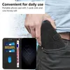 Square Leather Wallet Cases For Samsung A04E F04 A54 A34 5G A24 4G Sony Xperia 1V 10V 1 10 V 2023 Cube Credit ID Card Slot Holder Hybrid Business Flip Cover Men Pouch