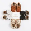 Erste Wanderer Sommer Baby Schuhe Jungen Lauflernschuhe Kleinkinder Sandalen Babyschuhe Prewalkers Pu Leder Clogs Wohnungen Einfarbig 230325
