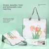 Storage Bags Folding Shopping Bag Woven Thickened Single Shoulder Portable Supermarket Vegetable Large Capacity SStorage
