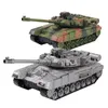 ElectricRC Car RC Tank Battle CrossCountry Tracked Control remoto Vehículo Crawler World of Tanks Kit Hobby Boy Toys para niños 230325