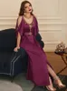 Vêtements Ethniques Caftan Marocain De Soirée Caftan Abaya Dubaï Islam Arabe Musulman Robe Robes Djellaba Soirée Turquie Robes Pour Femmes Vestidos 230324