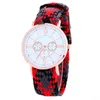 Orologi da polso Gnova Platinum Knit intrecciato numeri romani etnici orologio da donna casual quadrante dorato rosa orologio da polso moda donna ragazze teenager fantasia