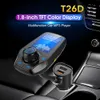 FM Zender HandsFree Bluetooth Car Kit MP3 -speler met dubbele USB -autolader FM Modulator Verzending U Disk / TF -kaart