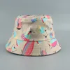 Wide Brim Hats Panama Bucket Hat Men Women Summer Fisherman Hat Cartoon Insect Hip Hop Cap Vintage Printing Fishing Hat P230311