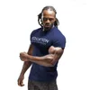 Heren t shirts 2023 zomer sportschool shirt sport sport mannen snel drogen lopende workoutes fitness tops rashgard t-shirt