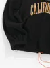 Herren Hoodies Sweatshirts Flauschiges Fleece Warme Buchstaben bestickt Vintage Streetwear Pullover Sudaderas für Herbst Winter 230324