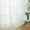 Janela de cortina cortinas pura painéis idosos pequenos semi -voil ver através da criança
