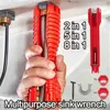 5/8 In 1 Anti-slip Sink Faucet Wrench Multifunctional Double Head Repair Water Heater Plumbing Tools Bathroom Tool Sets