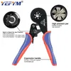 Ferrule Terminal Connectors Hexagon Crimping Pliers YE 16-6 0.08-16mm/30-5AWG Large Range Size Ratchet Electrical Tools YEFYM