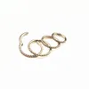 Nosringar Studs 10pcslot 316L Steel Seamless Hinged Segment Ring Clicker Ear Brosk Hoop Septum Shine CZ 230325