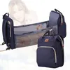 Bag Organizer Baby Diaper Bag Bed Backpack For Mom Maternity Bag For Stroller Nappy Bag Large Capacity Nursing Bag for Baby Care Upgrade Hooks 230324