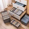 Storage Boxes Bins Closet Organizer Drawer Divider Jeans Sweater Clothes Storage Box Thickened Finishing Box Bras Underwears Sock Storage Artifact P230324