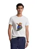 R Luxury Designer Men's Short Sleeve t shirt with Bear Print, Fashionable and Oversized in Cotton, Sizes S-3XL for Summer.