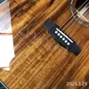 Custom Grand 43" Jumbo Koa Wood Vintage Acoustic Guitar