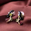 Boucles D'oreilles La Est De La Mode Couleur Mignon Oiseau D'hirondelle Pendientes Brincos De Festa Style D'été De Haute Qualité Pour Les Femmes