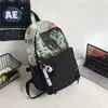 Zaino Zaino per studenti delle scuole medie superiori Borsa per personalità di tendenza della moda maschile Stile Harajuku College giapponese di graffiti