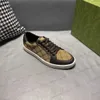 2023 Lace-Up Men Designer Retro Nasual Shoes Mens Trainers Leather Flat Low Top Top Size 38-45