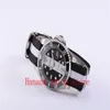 Wristwatches Sapphire Glass 40MM White Black Dial Date Magnifier Luminous Marks Ceramic Bezel MIYOTA Automatic Movement Men's Watch