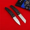 Tolérance zéro ZT0235 système de double arrêt sans serrure couteau pliant EDC manche en Fiber de carbone couteaux d'auto-défense de camping en plein air