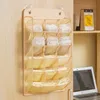 15/5 Grids Bra Underwear Compartment Storage Box Wardrobe Socks Garments Holder Bag Wall Hanging Clothes Storage Box Hanger Box