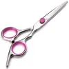 Hair Scissors Professional Japan 4cr 6 inch Black cut hair scissors cut sissors thinning barber cutting shears dresser 230325