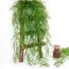 装飾的な花105cm人工植物緑の松の針ぶらぶらぶらぶらぶらぶら家の結婚式の装飾庭リビングルームクラブバー飾り付けアイビー