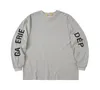 Hommes Plus Tees Polos Coton Blanc Impression personnalisée Hommes Femmes Sweat-shirt Casual Quantité Tendance -S-XL 694876