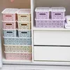 Aufbewahrungsboxen Bins Hohle Kunststoff-Aufbewahrungsbox Unterwäschekorb Desktop-Kosmetik-Organizer Kinderspielzeug Küche Home Container Badezimmerzubehör P230324