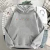 Womens Hoodies Sweatshirts Winter Casual Treat People With Kindness grunge Women clothing Hooded Vintage ins Punk Letter Hip Hop Sweatshirt 230324