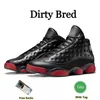 Top 13 basketball shoes High quality Jumpman 13s Mens Bred Gym Red Flint Grey Starfish Black Island Green womens sneakers Class Of Playground trainer